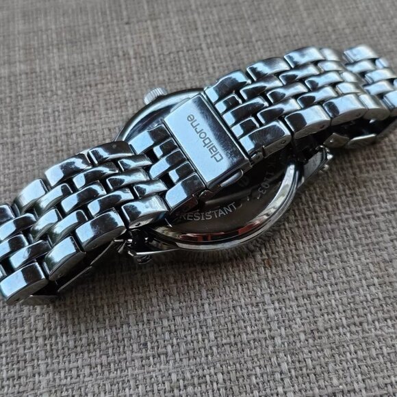 Liz Claiborne Men Wristwatch Silver Tone Multi Functional Analog Watch Read desc - Picture 8 of 12